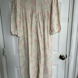 Wacoal Floral Nightgown - Pink and Cream